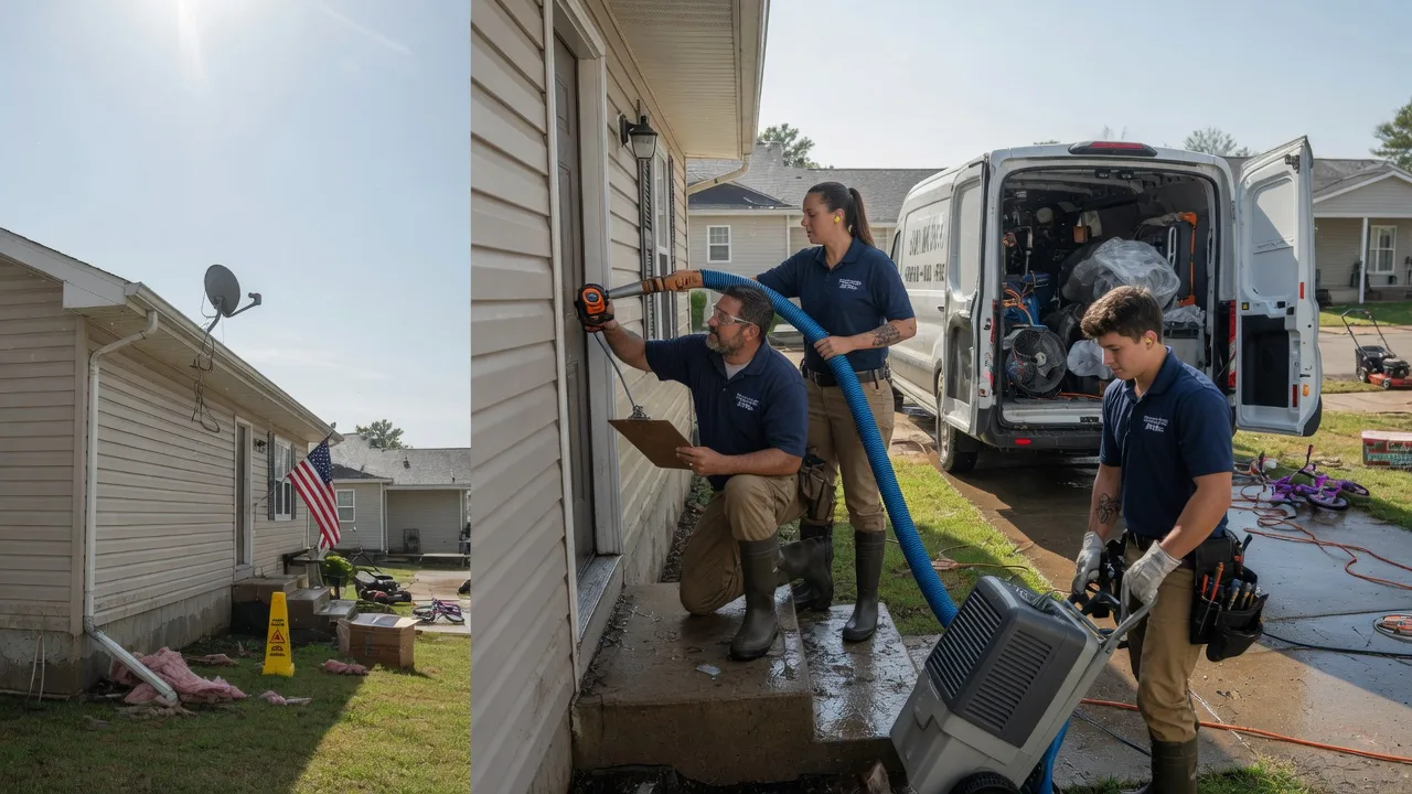 Ceiling Water Damage Restoration in Kermit, TX near me